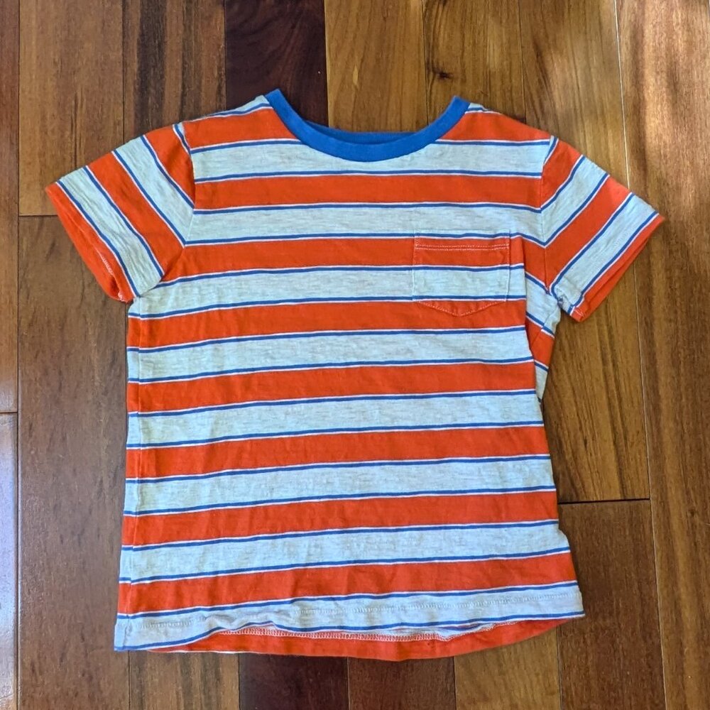 Boden boys stripe t-shirt (5-6)